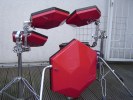 SDS7 MK1 Pad Set 5-piece red (good condition with normal signs of wear) (9)