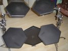 Simmons SDS8 Pad Set black (very good condition) (6)