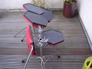 SDS7 MK1 Pad Set 5-piece red (good condition with normal signs of wear) (3)